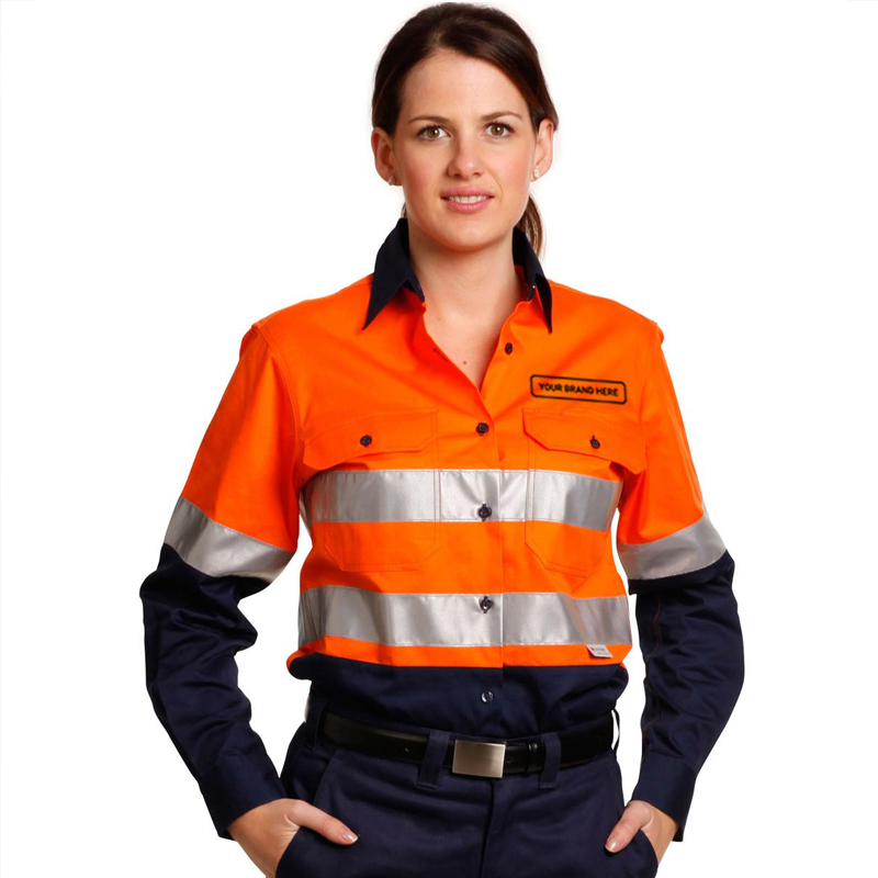 Custom hi vis work on sale shirts